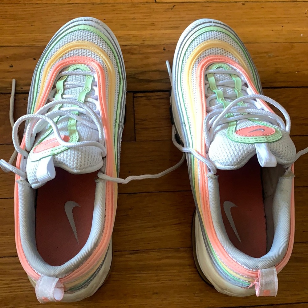 Air Max 97 white /grn/pink